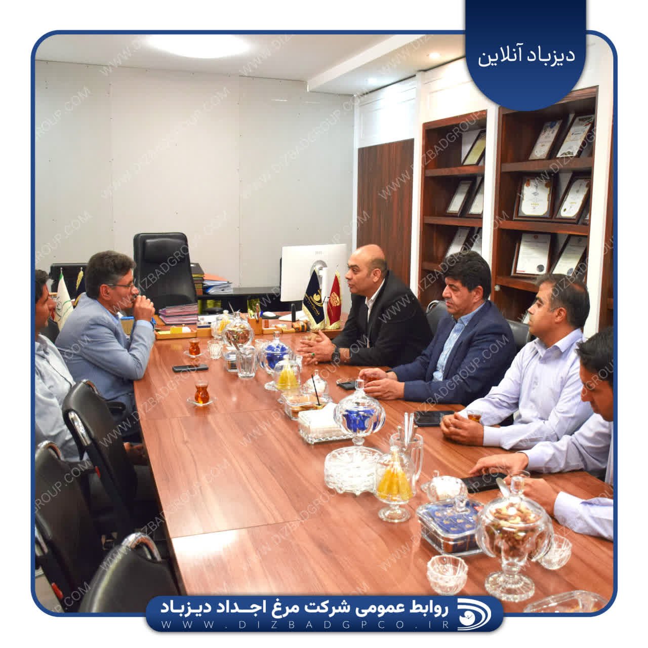 همکاری شرکت مرغ اجداد دیزباد با شرکت فروزان بیرجند