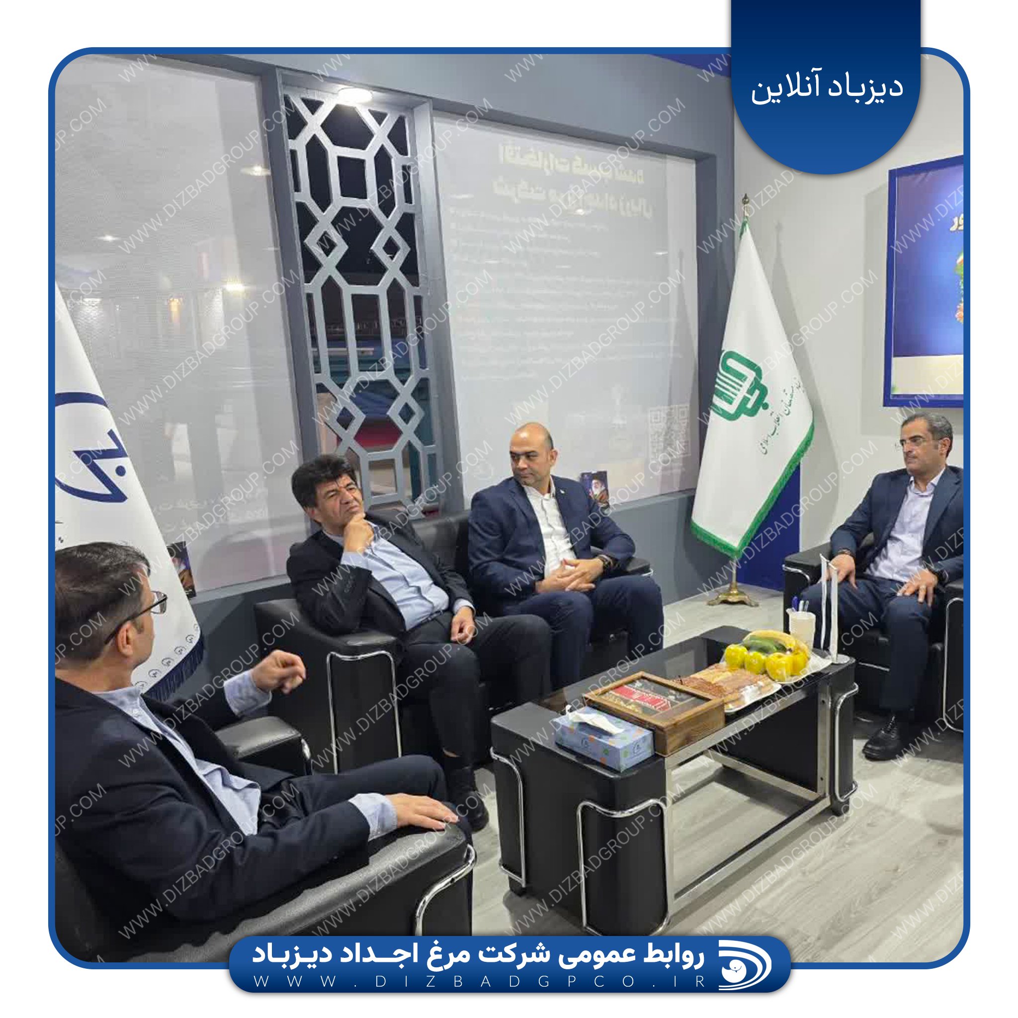 رصد دستاوردهای نوین صنعت دام و طیور در نمایشگاه گیلان با حضور مدیرعامل شرکت مرغ اجداد دیزباد