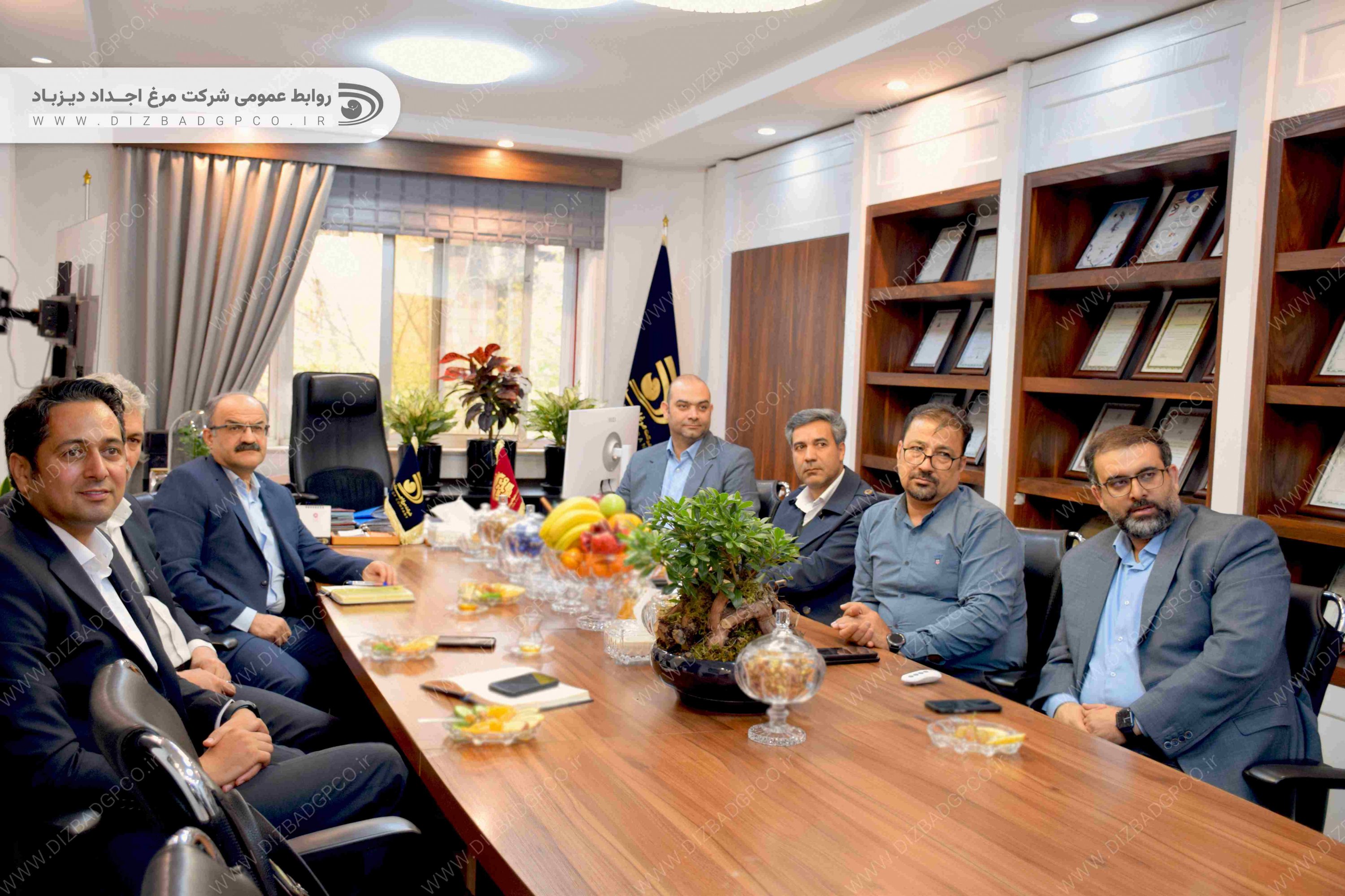 دیدار مدیران ارشد بانک سینا در استانهای خراسان با مهندس علیرضا نظری جهرمی مدیرعامل شرکت مرغ اجداد دیزباد
