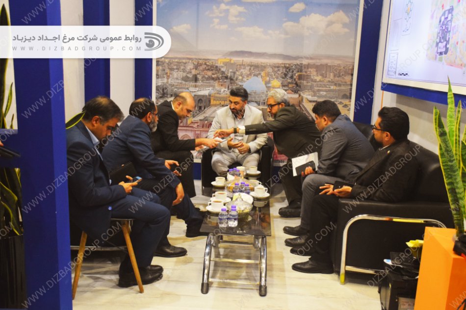 بازدید مدیرعامل شرکت اجداد دیزباد  و هیات همراه از نمایشگاه تخصصی شهرداری مشهد