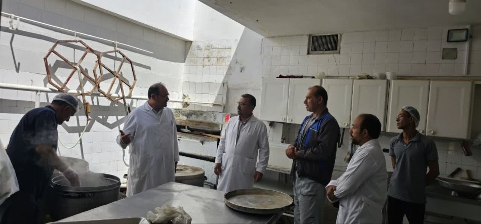 حضور معاونین شرکت اجداد دیزباد در محل کارخانه دان، و بازدید از روند پروژه های توسعه ای