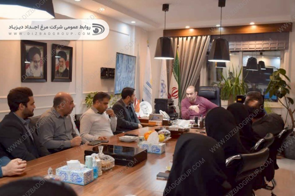 اولین جلسه راهبردی تامین ۲۰ هزار تن گوشت مرغ در شرکت مرغ اجداد دیزباد